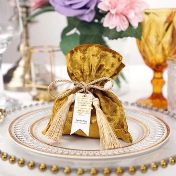 10vnt 2019 Naujas atvykti Golden Europos kūrybos Saldainių dėžutė vestuvių dovanų maišelis saldainių, šokolado dėžutė vestuves dovanų dėžutėje