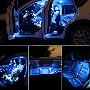 10x Canbus Klaidų, LED Interjero Šviesos Rinkinio Pakuotės 2016-2019 Mazda CX-3 Automobilių Reikmenys Žemėlapis Dome Kamieno Licencijos Šviesos
