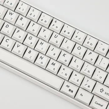 115 klavišus/set dažų sublimacijos PBT keycap už MX jungiklis mechaninė klaviatūra juoda ir balta Japonijos Pagrindinių bžūp XDA profilis