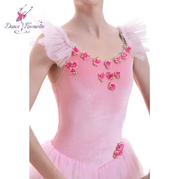 18582 Šokių Mėgstamą Naujas Rožinės Spalvos Aksominė Liemenė Baleto Mdc Girl & Women Etapo Rezultatus Baleto Mdc Šokio Kostiumai Ballerina