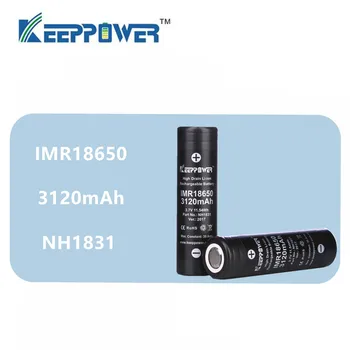 1pcs Originalus Keeppower 30A, 3,7 V išleidimo IMR18650 3120mAh NH1831 Li-ion įkraunama baterija IMR 18650 baterija lašas laivybos