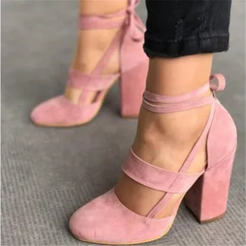2019 naujas Moterų batų Mados Gladiatorių Aukštakulnius Batus Moteris Kokybės suvarstomi Aukštakulniai Tuščiaviduriai iš Moterų Aukštakulniai bateliai