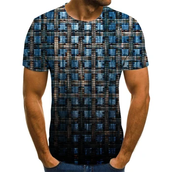 2020 vyriški trumpomis Rankovėmis T-Shirt 3D trumpomis Rankovėmis T-Shirt Vasaros Mados T-Shirt Vyrai, ir Moterys Laisvalaikio Apvalios Kaklo Marškinėliai