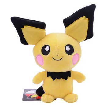 20cm Tomy Pokemon Pikachu pliušinis žaislas Pokemon lėlės mokyklos maišą mielas Keychain pakabukas atostogų vaikų Kalėdų, gimtadienio dovana
