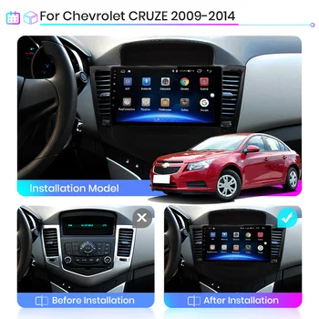 2G +32G Android 9.0 Už Chevrolet CRUZE 2009-2011 m. 2012-m. Automobilio Radijo Multimedia Vaizdo Grotuvas, Navigacija, GPS, 2 din Car Stereo