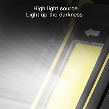 30W Super Ryškus LED Avarinės Šviesos 5V Nešiojamų COB Kempingas Palapinė Šviesos Įkrovimo Galia Bankas Lauko Rotacija Led Darbo Lempa