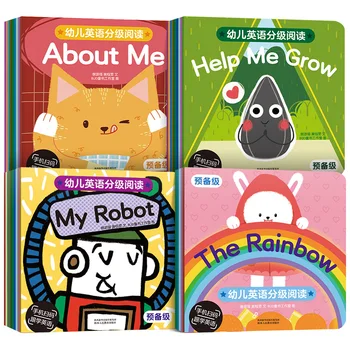 35 Knyga/Sets15CMx15CM Vaikai spalva anglų Paveikslėlį Tėvų-Vaikų Švietimo Knyga Dovana Vaikams Baby Išmokti Skaityti Istorija Knygos