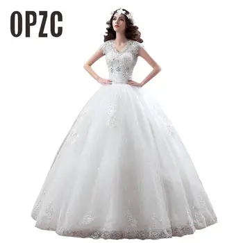 5 Stiliaus Realaus Foto 2020 Naujas Atvykti Mados Princesė Vestuvių Suknelė Romantiška Nėrinių korėjos Plius Dydis Vestuvių Chalatai vestido de noiva