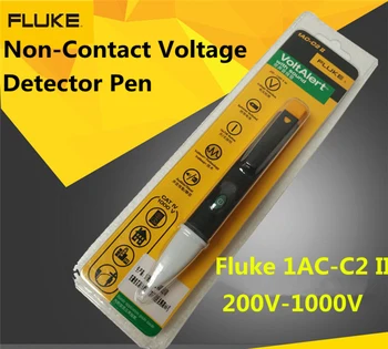 5vnt/Daug Autentiškas FLUKE 1AC-C2 II nekontaktinės VoltAlert volt stick Detektoriaus Rašiklį AC 200V iki 1000V 1AC II