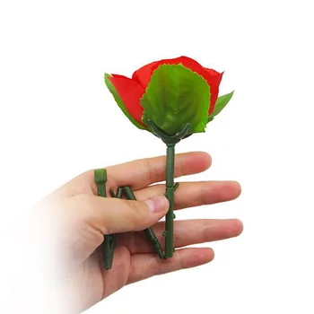 5vnt/daug Lankstymo Rose Išvaizdos Rožių Magija Gudrybės Šilko Gėlių Magia Magas Arti Gatvės Gudrybė Rekvizitai Mentalism Juokinga