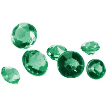 6000 Mišrių Vestuvių Dekoravimas Sklaida Lentelė Deimantų Kristalai Akrilo Konfeti Smaragdas Žalia