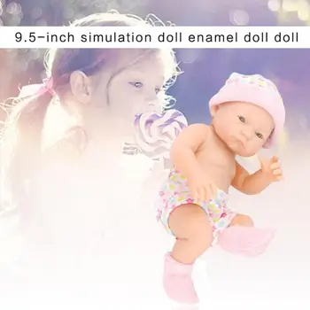 9.5 colių Minkštas Realus Gyvas Mielas Mielas Reborn Baby Doll Žaisti Namus, Žaislai, Kūdikių Lėlės Žaislas Nuostabų Kalėdų Dovana