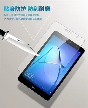 9H Apsauginis Stiklas Huawei Mediapad T3 10 9.6 T3 8 Screen Protector, Stiklo Huawei T3 7.0 4G Wi-fi Tablet Grūdintas Filmas HD