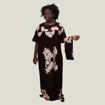 Afrikos suknelės moterims Dashiki Suknelė tradicinių afrikos drabužius ilgomis Rankovėmis moterims šalikas ilgas sijonas
