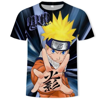 Anime naruto vyriški marškinėliai Vasaros Harajuku Cool Trumpas Sleevetshirt Japonų Anime Juokinga 3D Printe Streetwear naruto marškinėliai viršų