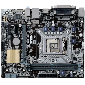 ASUS H110M-D Plokštės LGA1151 DDR4 Intel H110 Lustų rinkinys