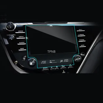 Automobilių Navigacijos Ekrano Stiklo Apsauginė Plėvelė 7/8 Colių LCD Gurad Lipdukas Toyota Camry 2018 8 Stilius