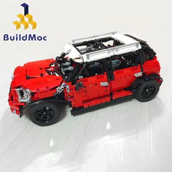 BuildMOC Blokai įrangos pardavimas, biuro įrangos Serijos SS 3644 Mini Cooper Tautietis S Blokai Žaislai Vaikams Kūrėjai Automobilių Vaikams, Dovanos, Žaislai