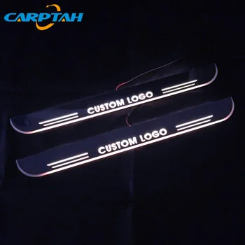 CARPTAH Apdaila Pedalo Automobilių Eksterjero Dalys, LED Durų Slenksčio Nusitrinti Plokštė Kelias Dinaminis Streamer šviesos Honda Civic 2016 2017 2018