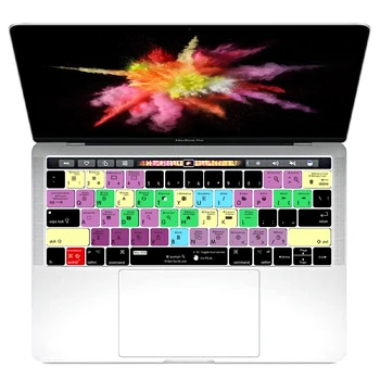 DIDENYBĖS Mac OSX Funkcijų Nuorodas Hotkey Silikoninis Klaviatūros Viršelis Odos Mac Pro 13