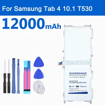 EB-BT530FBC 12000mAh Tablet PC Baterijos Samsung GALAXY Tab, 4 CM T530 T531 T535 Pakeisti Ličio Polimero Baterijų