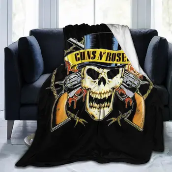 Guns N Roses Lapas Lovatiesė Sofa Pledas Mesti Šviesos Plonas Mechaninė Plauti Flanelė Blankets50