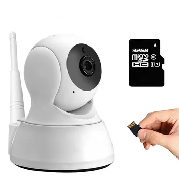 HD 720P Smart Home Wi-fi IP Kamera, Wireless Patalpų Apsaugos VAIZDO Kamera, Dviejų krypčių Garso Kūdikio stebėjimo Judesio Detekcijos Naktinis Matymas