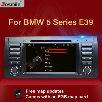 Josmlie 1 Din Car DVD Player BMW E39 BMW X5 E53 M5 Garso Radijo Multimeida GPS Navigacijos Sistema, Touch Screen Galvos Vienetas DAB+