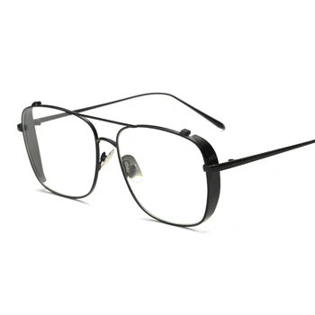 Kachawoo aikštėje akinių rėmeliai vyrų aukštos kokybės sidabro, aukso, metalo akiniai, rėmeliai moterų reikmenys oculos de grau feminino