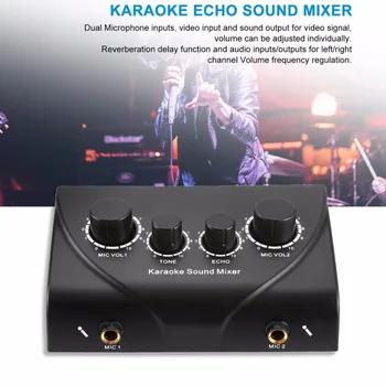 Karaoke, Garso Maišytuvas Profesionalus Garso Sistemos Nešiojamas Mini Digital Audio Garso Karaoke Mašina Echo Maišytuvas Sistema Drop Laivyba