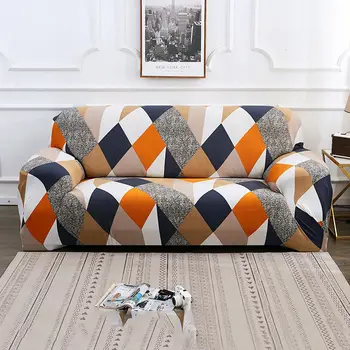 Karšto pardavimo kambarį geometrinis ruožas sofa dangtelis modernus kampas sofa apsaugos sofa cover kėdė apsauginis dangtis 1/2/3/4 sėdynės