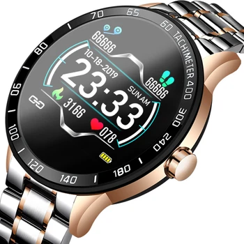 LIGE Verslo Smart Žiūrėti vyriški Sportiniai Žiūrėti Pedometer Fitness Tracker Širdies ritmas, Kraujo Spaudimo Monitorius Smartwatch Chronograph