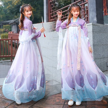 Mados Gražių Pasakų Princesė Hanfu Suknelė Šiuolaikinių Gatvės Šokių Drabužius Kasdien Suknelės Moterims Kinų Stiliaus Drabužius Vasarą