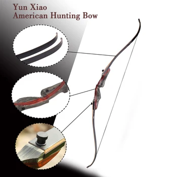 Medžioklės laivapriekio ir rodyklių Yunxiao Amerikos medžioklės lankas 30~50 svarų Amerikos medžioklės lankas lauko medžioklės lankas ir strėlės