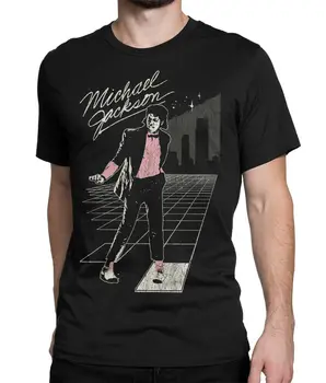 Michael Jackson Billie Jean T-Shirt, Pop Karaliaus Grafinis Tee