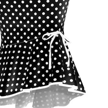 Moterų Polka Dot formos dugną Raukiniai sijonai 2020 m Sexy blackTight-Montavimo Klubo Šalies Sijonas Medvilnės merginų paplūdimio atostogų atsitiktinis sijonas#0318