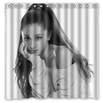 Naujas Ariana Grande Modelis Showerproof Poliesteris Vonios Užuolaidos Aukštos Kokybės Vandeniui Dušo Užuolaidos Vonios kambarys Dekoro 71*71 colių
