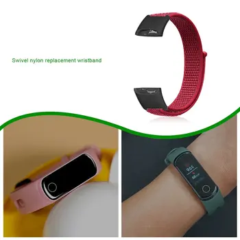 Naujas Pakaitinis Patvarus Nailono Linijos Apyrankė Smart Watch Band Riešo Dirželis Huawei Honor Band 5i/4 Apyrankę Priedai