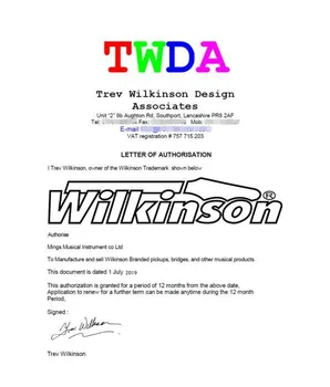 Naujas Wilkinson ST Elektrinės Gitaros Tremolo Sistema Tiltas WOV02 