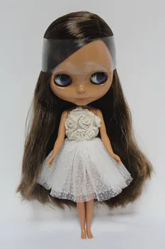 Nemokamas Pristatymas didelis nuolaida RUB-117DIY Nuogas Blyth lėlės gimtadienio dovana girl 4colour didelėmis akimis, lėlės su gražių Plaukų mielas žaislas