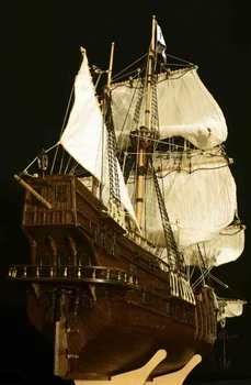 NIDALE modelis Sacle 1/85 Klasikinis ispanijos burlaivis medinis modelis rinkiniai San Francisco 1607 karo laivas plaukia laivu modeliu