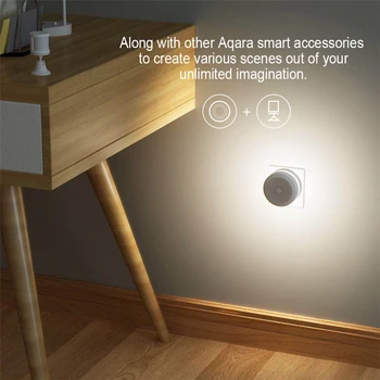 Originalus Aqara Hub Vartai zigbee wifi su RGB Led nakties šviesa dirbti su APP 