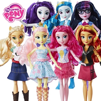 Originalus Mano Mažai Pony Žaislai 29cm Anime Pav Lėlės, Žaislai Mergaitėms, PVC figūrėlių, Lėlės Mergaitėms Gimtadienio Dovana