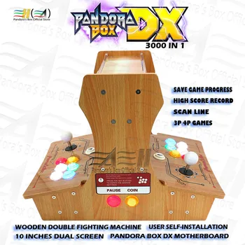 Pandora Box DX 3000 1 Mediniai Dvigubi kovos mašina 