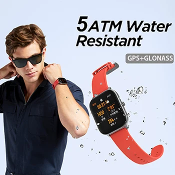 Pasaulio versio Amazfit GTS Smart Žiūrėti Huami Lauko GPS Padėties nustatymo Veikia Širdies ritmo Vandeniui 5ATM Smartwatch