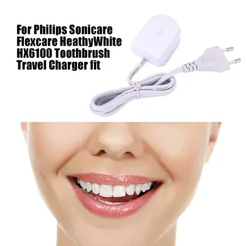 Philips Sonicare Flexcare HeathyWhite HX6100 dantų šepetėlį Kelionės Įkroviklis tinka HX8111 HX8141 HX8401 HX8140 Europos