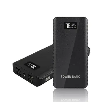 Powerbank 50000mAh Galia Banko LED Išorės rezervinio Akumuliatoriaus Įkroviklį, 4-USB Įkrovimo Uostų Baterija Nešiojamas Įkrauti bateriją
