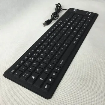 Prancūzijos Silikono klaviatūra USB 2.0 Silikoninė suristi, Sulankstomas Kompiuterio Klaviatūra PC JR Pasiūlymai