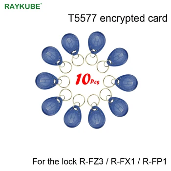 RAYKUBE T5577 Šifruojami Kortelės Mėlyna Klavišus Tik Mūsų Užraktas R-FZ3/R-FX1/R-FP1