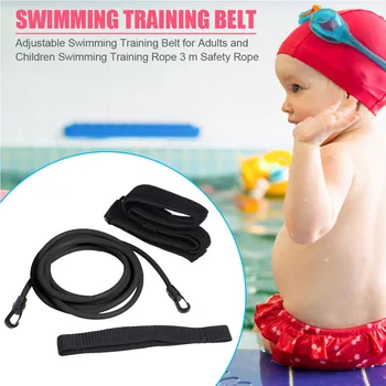 Reguliuojamas Plaukti Mokymo Atsparumas Elastingas Diržas Plaukimo Exerciser Saugos Virvė Latekso Vamzdžiai, Treniruokliai, Baseinas